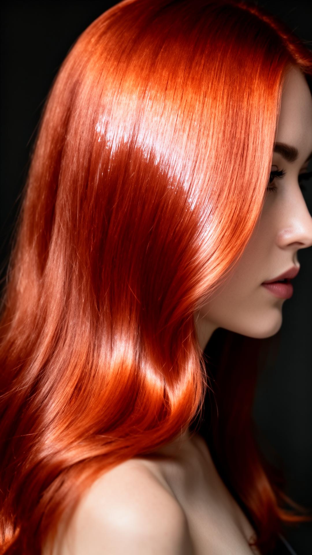 Vibrant copper colour by Top Class Salon